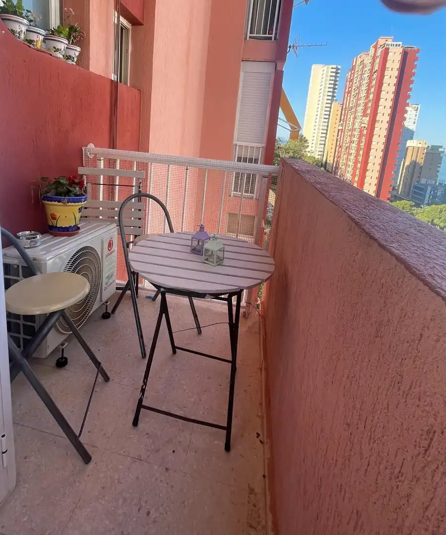 Terraza de Apartamento en venta en Benidorm con Aire acondicionado, Calefacción y Amueblado