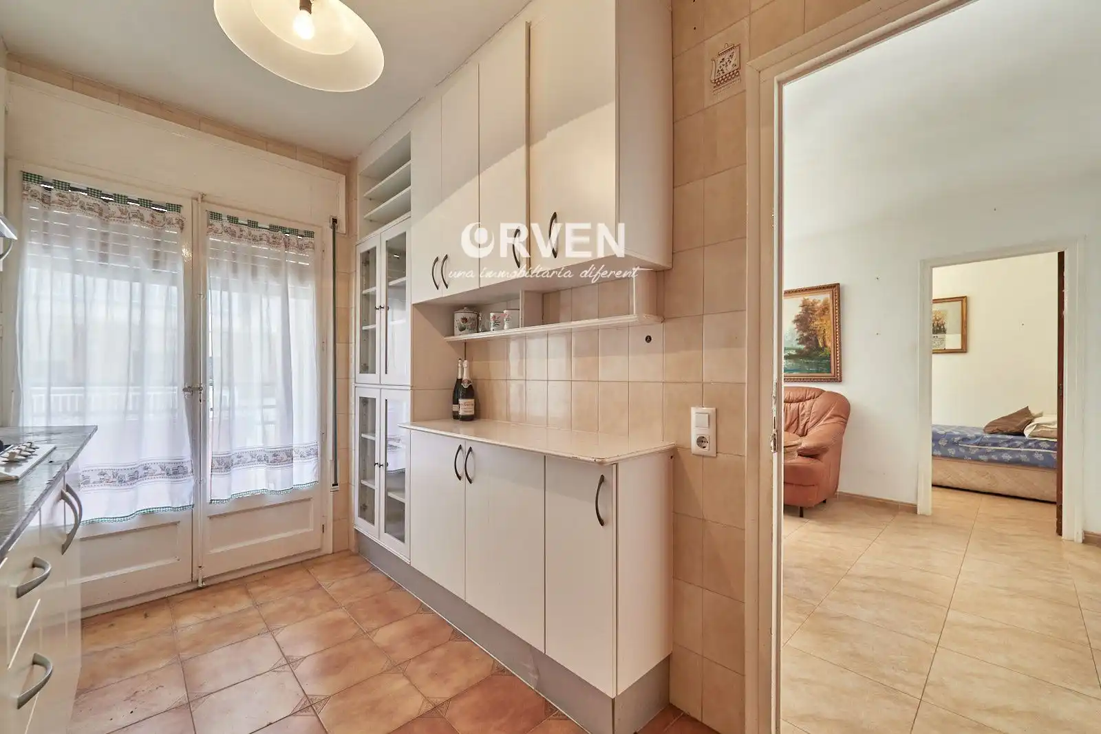 Küche von Wohnung zum Verkauf in Torredembarra mit Heizung, Terrasse und Ofen