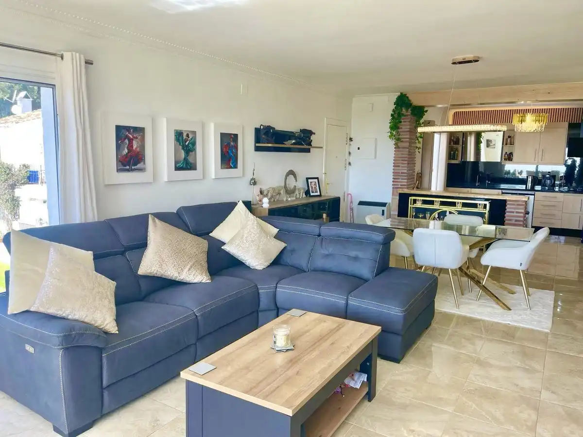 Sala de estar de Ático en venta en Mijas con Aire acondicionado, Calefacción y Terraza