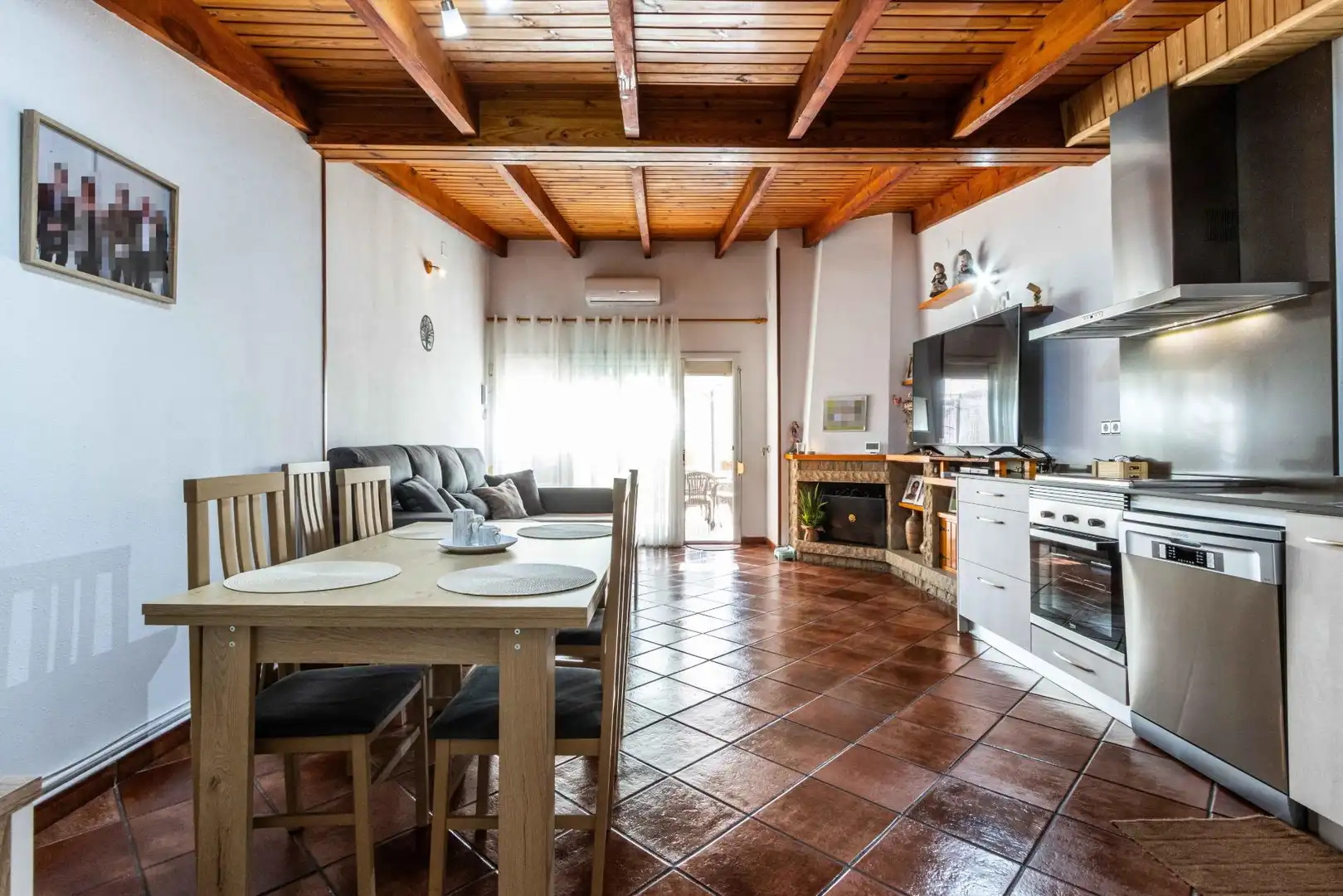 Sala d'estar de Casa o xalet en venda en Sabadell amb Aire condicionat, Calefacció i Terrassa