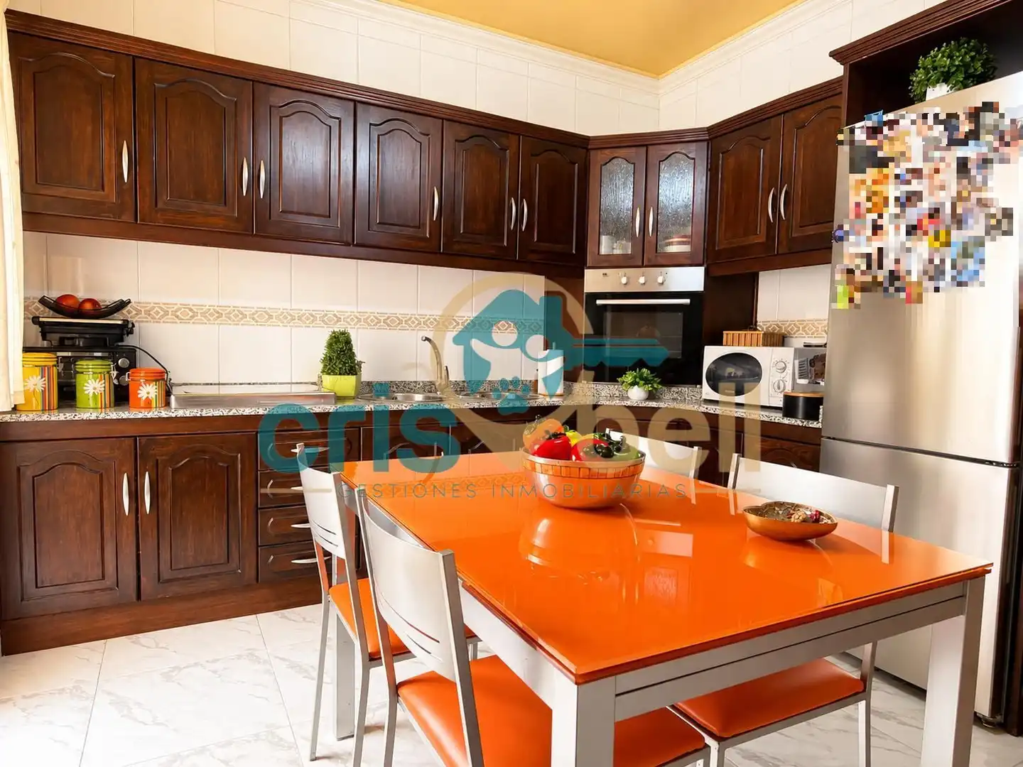Kitchen of Flat for sale in Lorca  with Storage room, Furnished and Oven