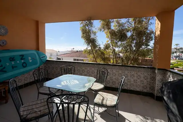 Terrace of Flat for rent in Mijas  with Air Conditioner, Heating and Terrace