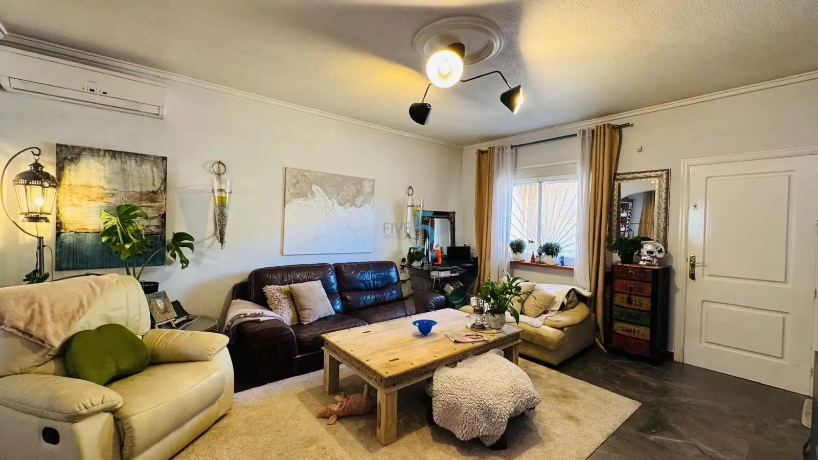 Sala de estar de Casa adosada en venta en Rojales con Aire acondicionado, Piscina y Balcón