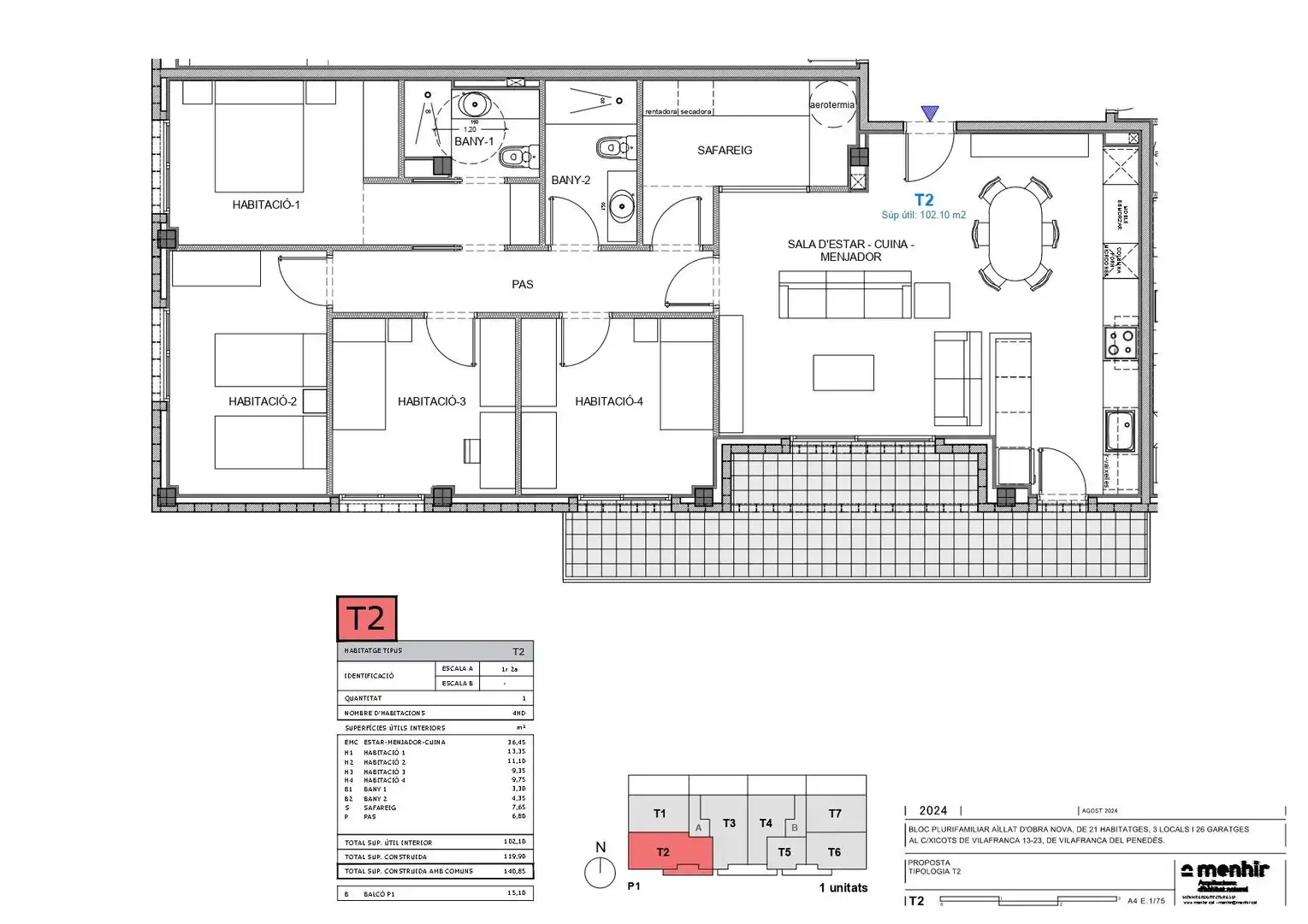 Appartement avec terrasse à vendre à La Girada, imagen 9