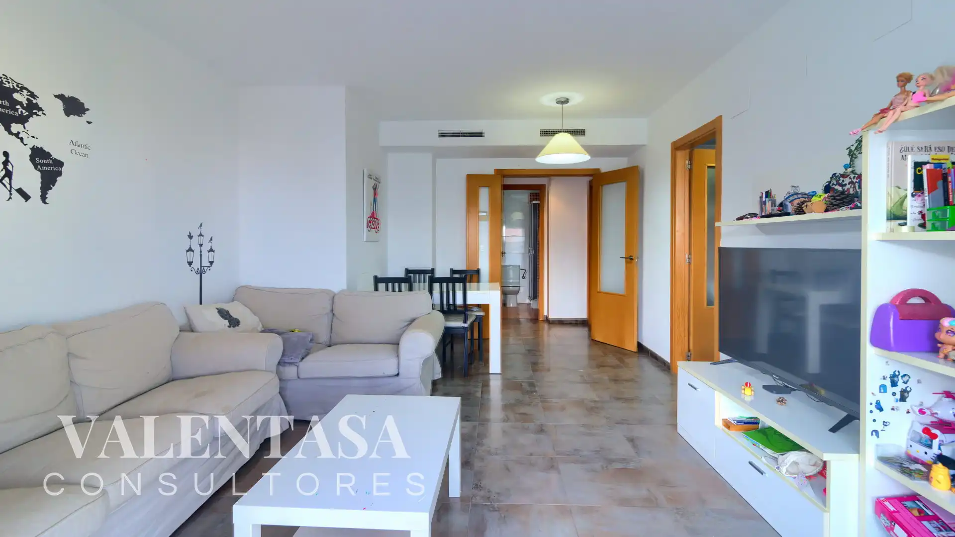 Sala de estar de Piso en venta en La Pobla de Farnals con Aire acondicionado, Jardín privado y Terraza