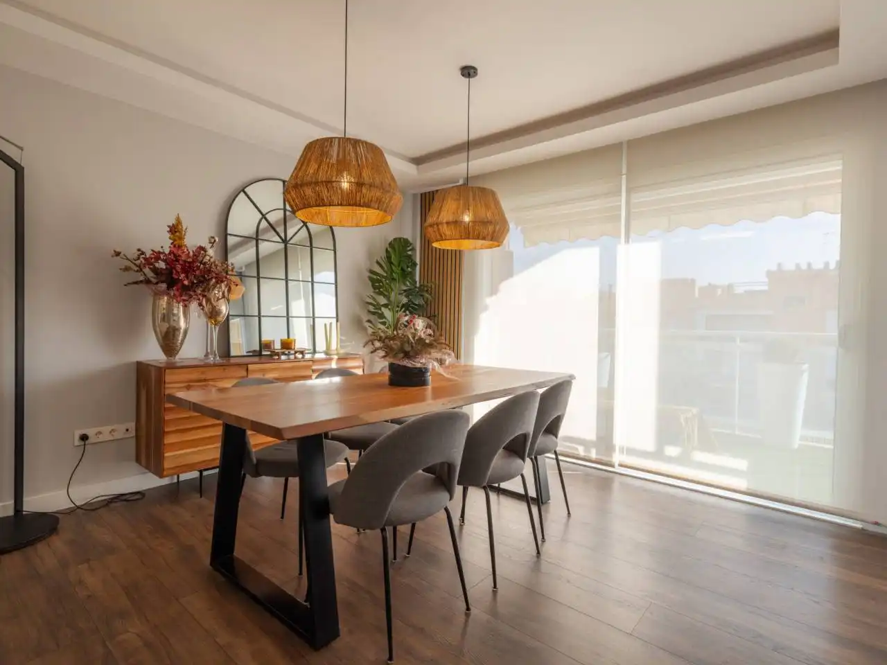 Dining room of Attic for sale in Reus  with Air Conditioner, Heating and Parquet flooring