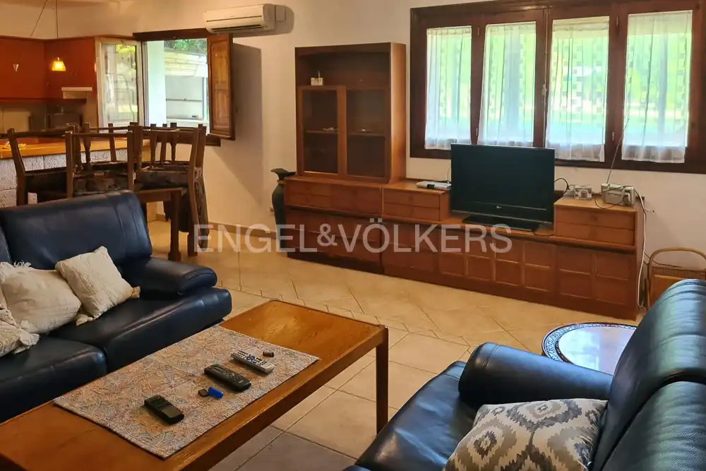 Sala d'estar de Casa o xalet en venda en Pedreguer amb Calefacció