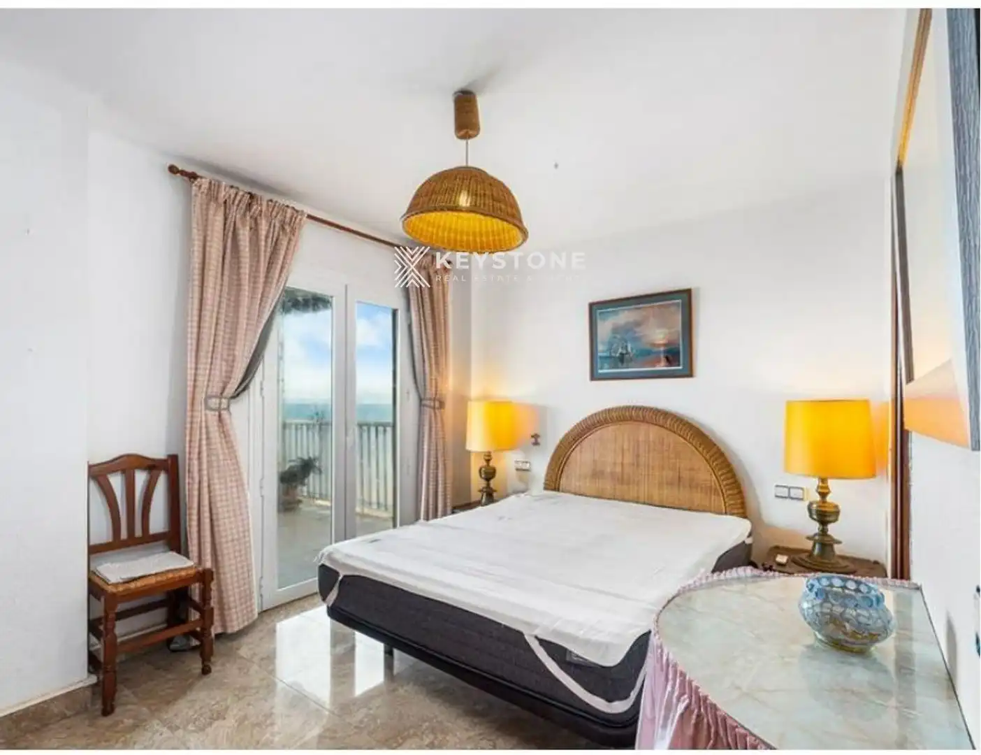 Bedroom of Flat for rent in Llucmajor  with Air Conditioner, Terrace and Furnished