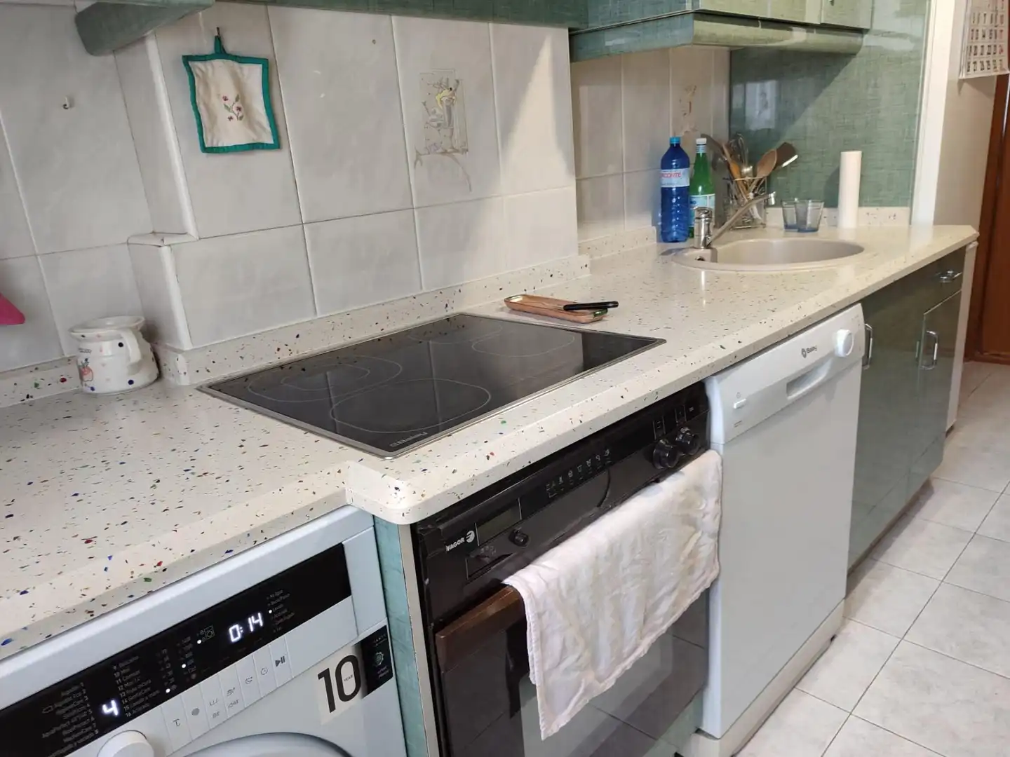 Kitchen of Flat for sale in Oviedo   with Heating and Storage room