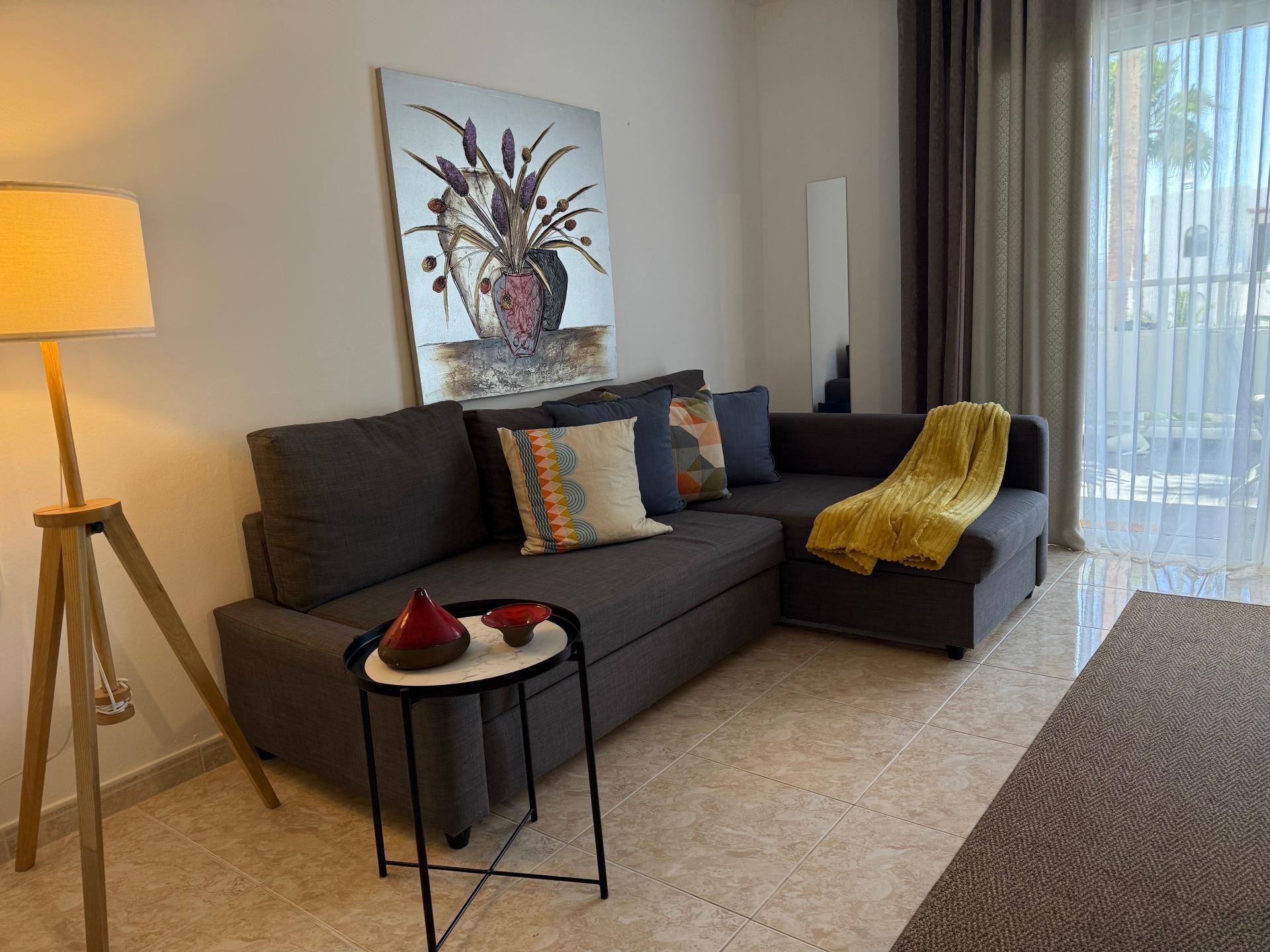 Living room of Flat for sale in Teguise  with Terrace and Community pool