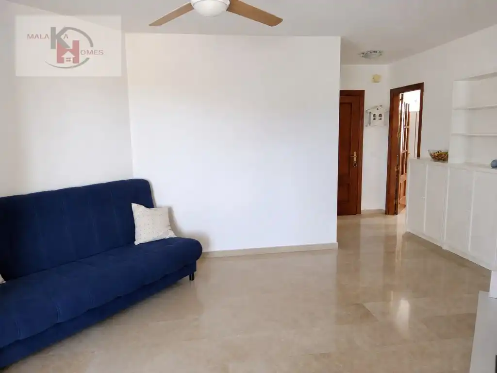 Sala de estar de Apartamento en venta en Mijas con Jardín privado y Piscina comunitaria