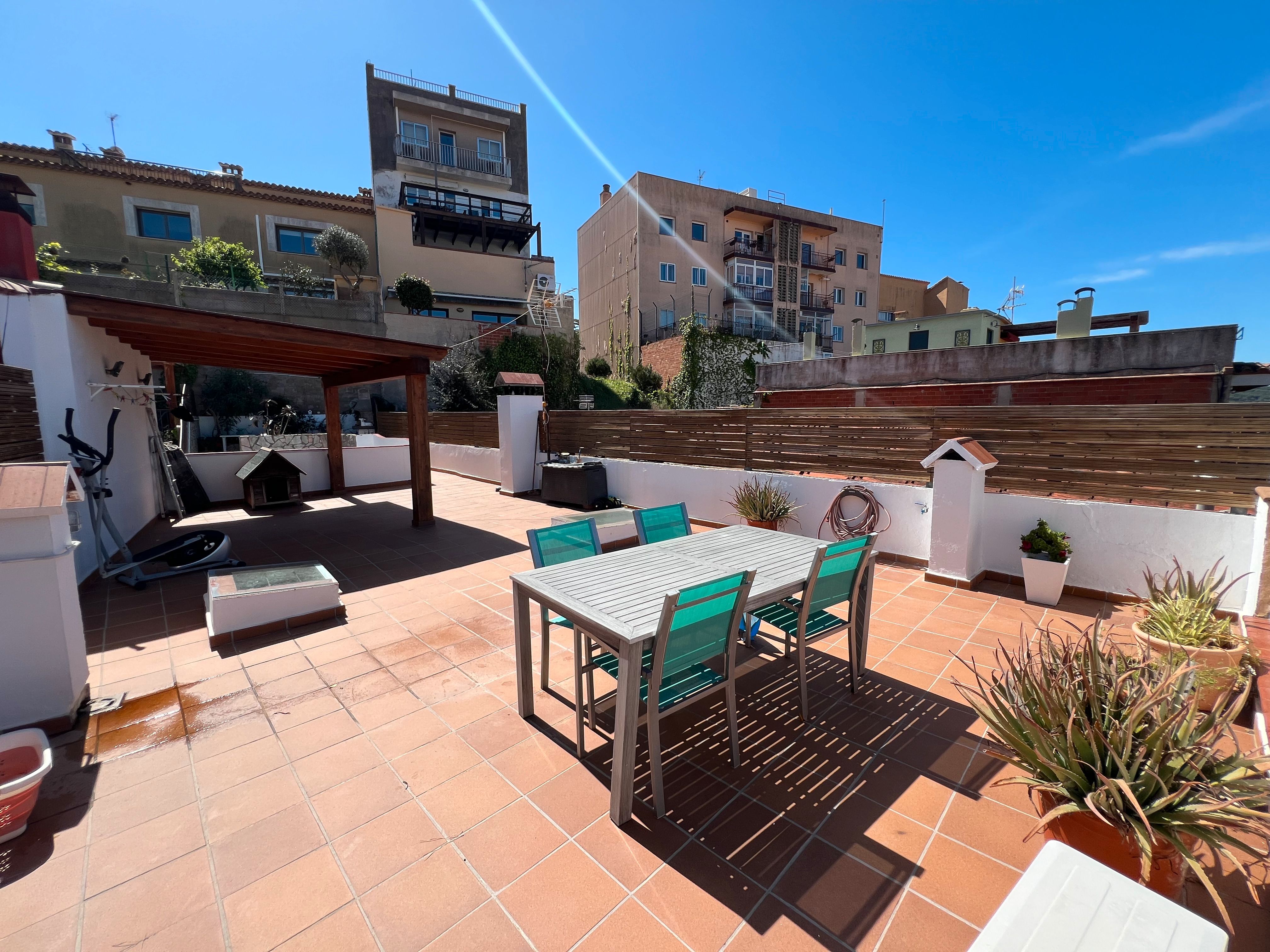 Terrassa de Casa adosada en venda en Sant Feliu de Guíxols amb Calefacció, Terrassa i Forn