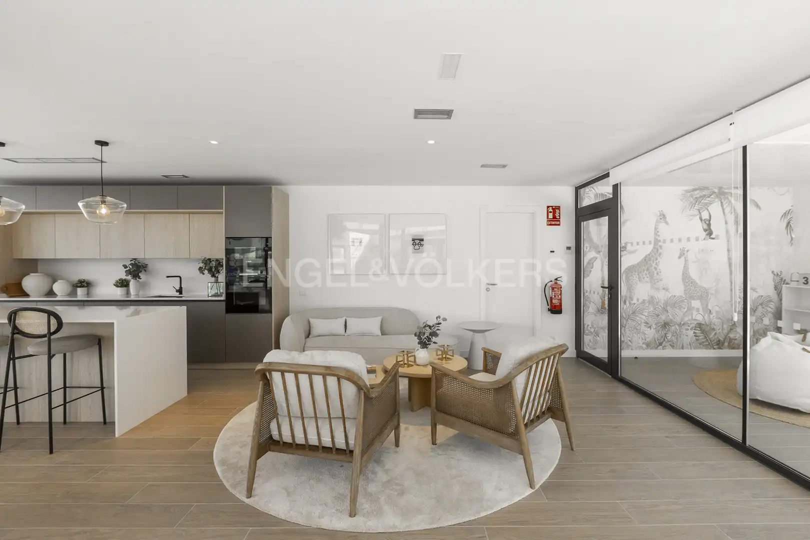 Living room of Detached homes for rent in Boadilla del Monte  with Air Conditioner, Heating and Private garden