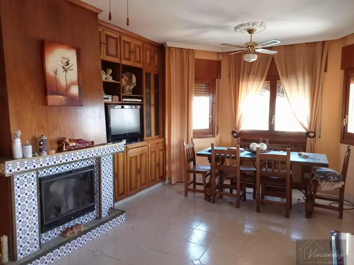 Sala d'estar de Casa o xalet en venda en Villanueva de Perales amb Aire condicionat, Calefacció i Terrassa