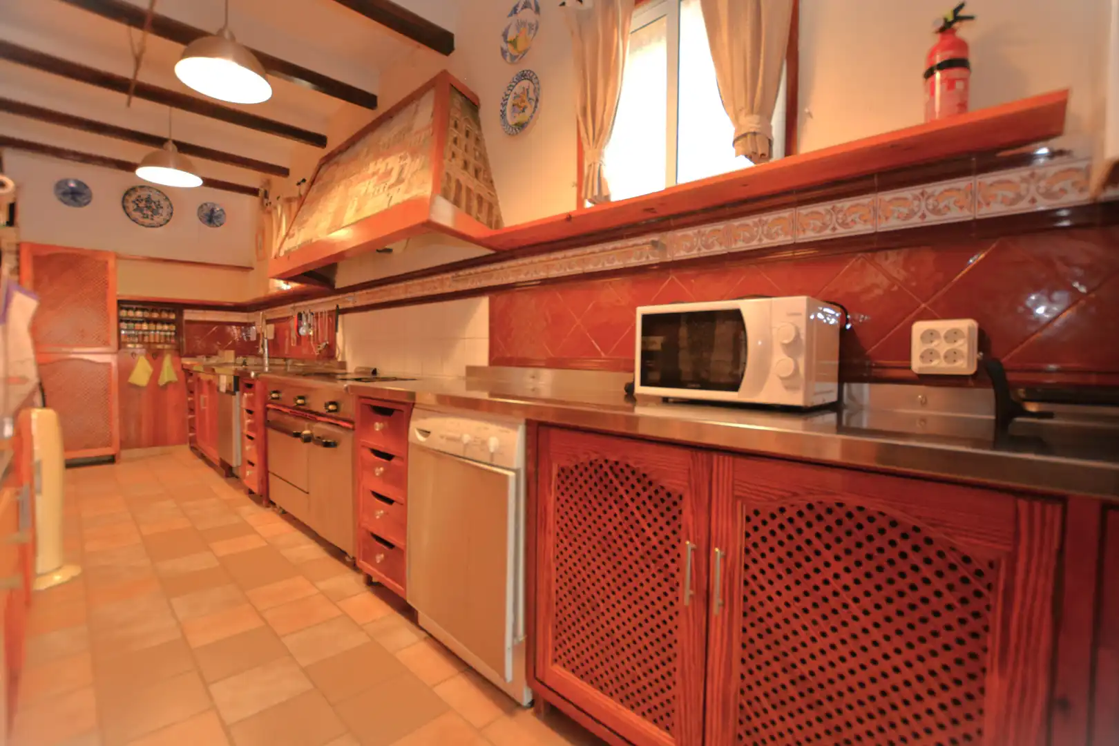Cocina de Casa o chalet en venta en Guillena con Aire acondicionado, Calefacción y Jardín privado