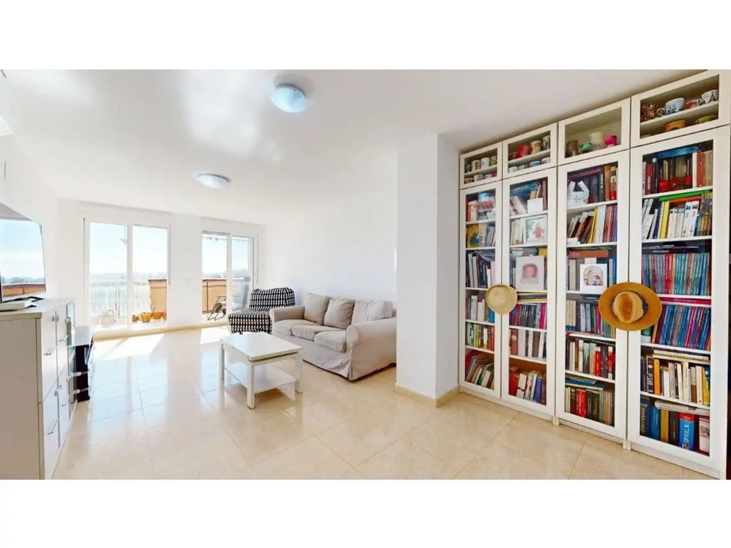 Sala de estar de Piso en venta en Moncofa con Aire acondicionado y Balcón