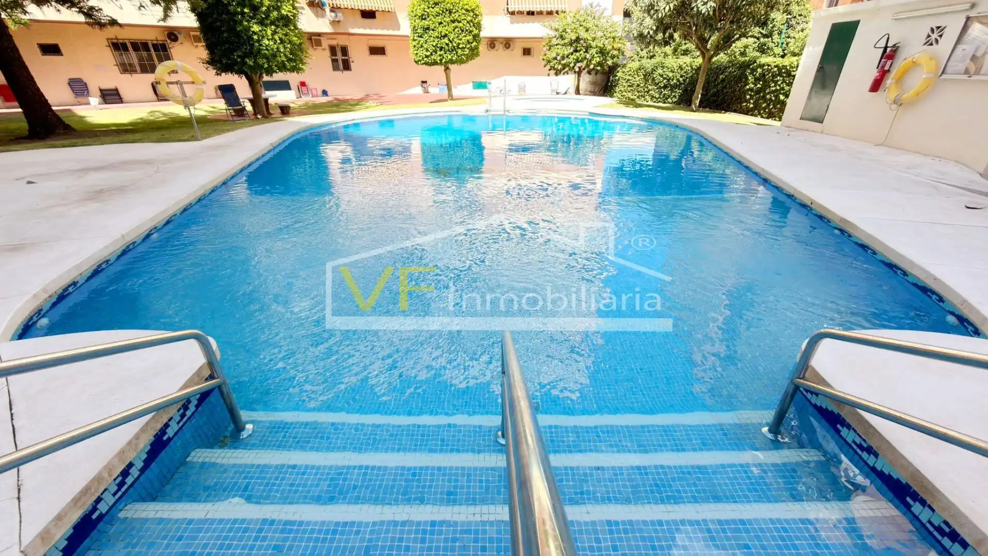 Swimming pool of Flat for sale in Málaga  with Balcony and Community pool