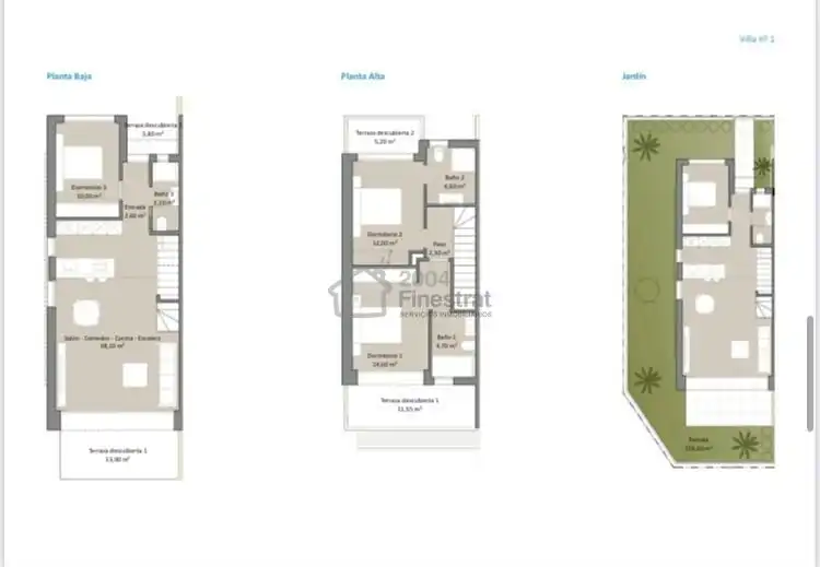Casa adosada en venda en Finestrat amb Jardí privat, Terrassa i Piscina comunitària