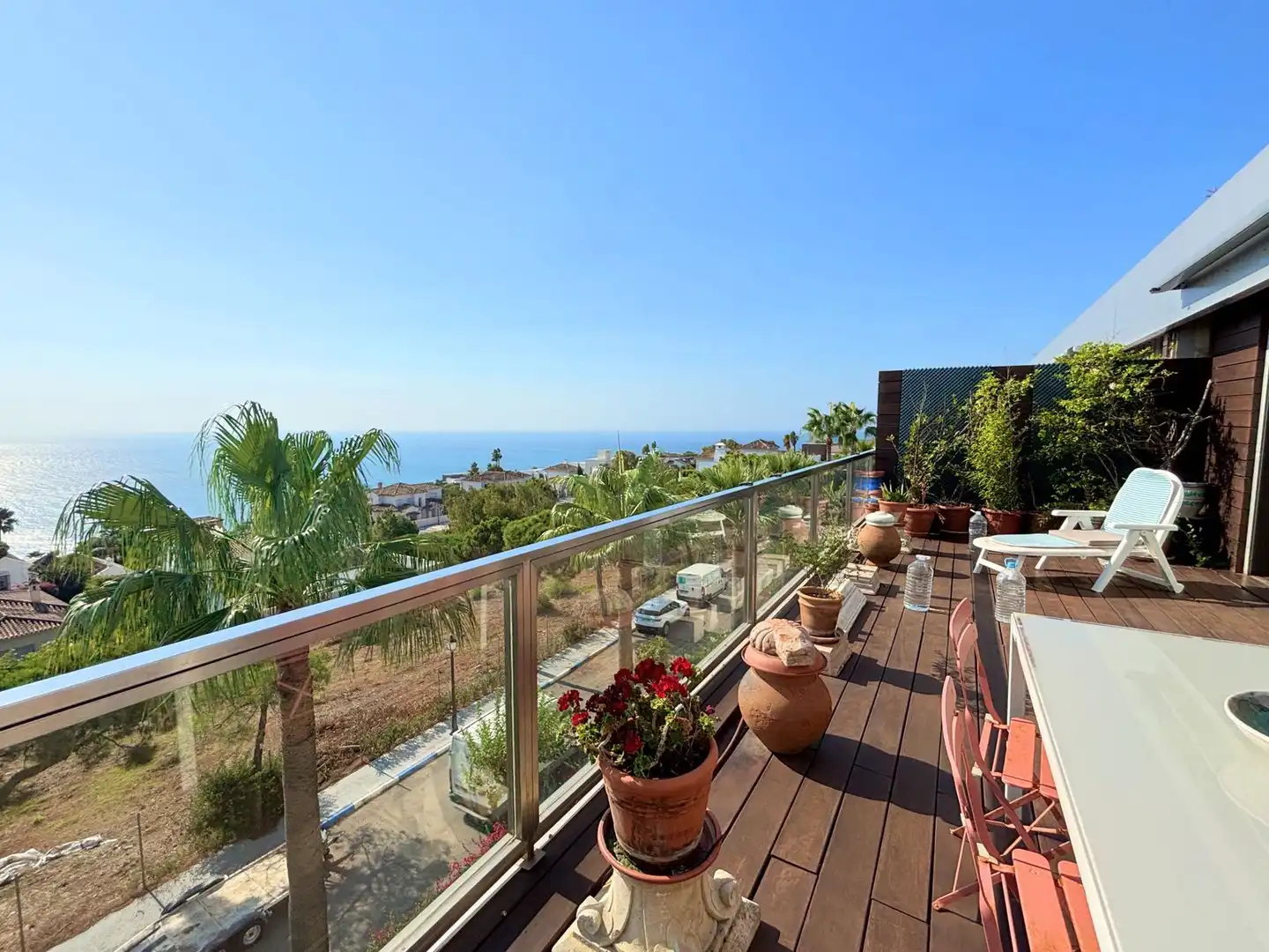 Terraza de Ático en venta en Manilva con Aire acondicionado, Terraza y TV