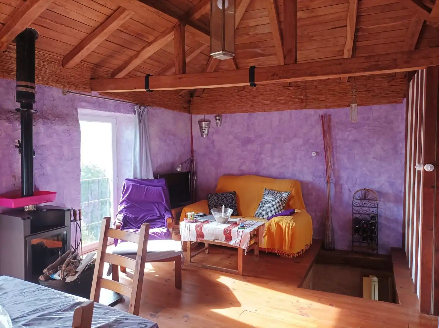 Sala d'estar de Finca rústica en venda en Vegadeo amb Calefacció i Balcó