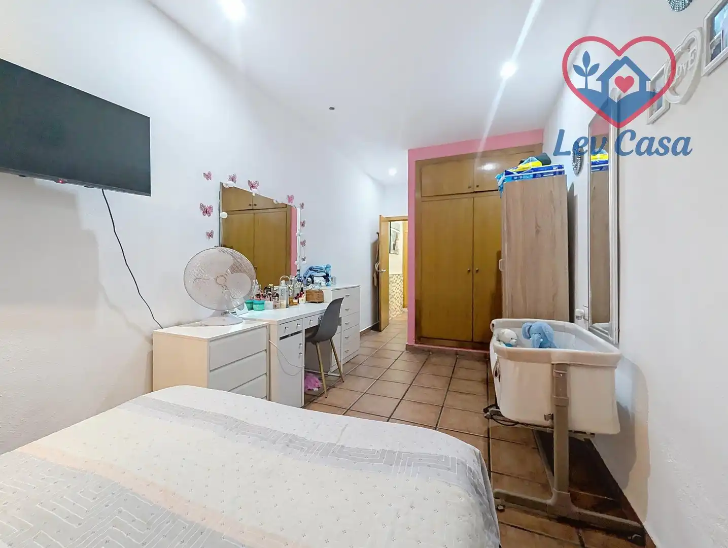 Dormitori de Apartament en venda en Fuente Álamo de Murcia amb Aire condicionat, Calefacció i Moblat