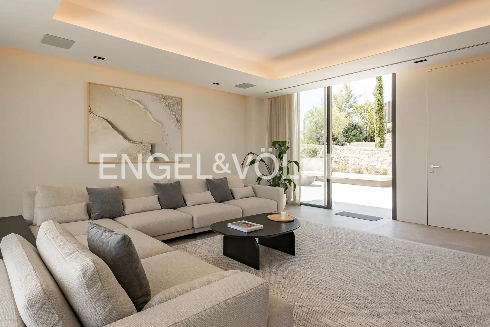 Living room of Houses for rent in Sitges  with Air Conditioner, Heating and Private garden