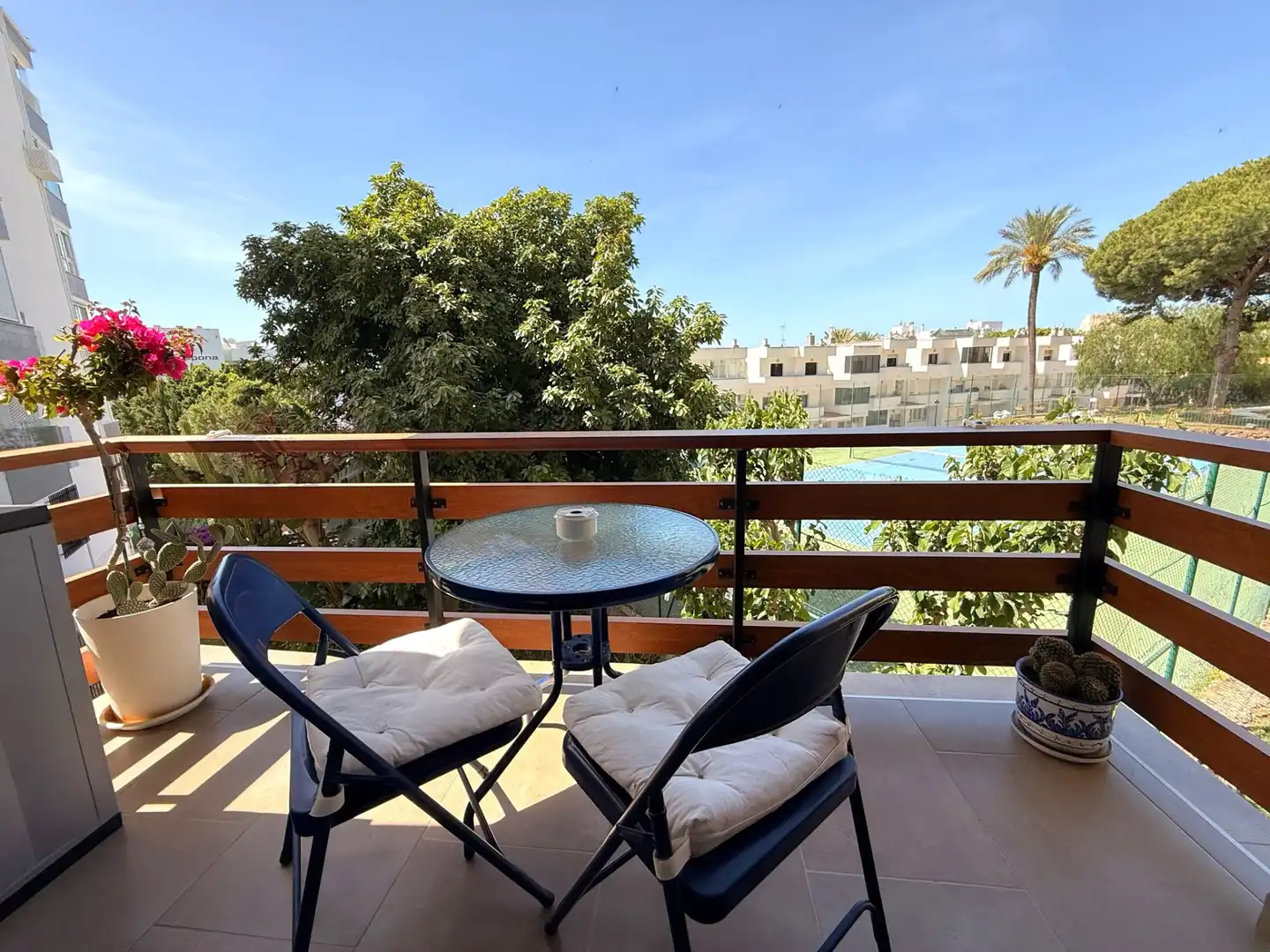 Terraza de Apartamento en venta en Estepona con Aire acondicionado, Terraza y Piscina