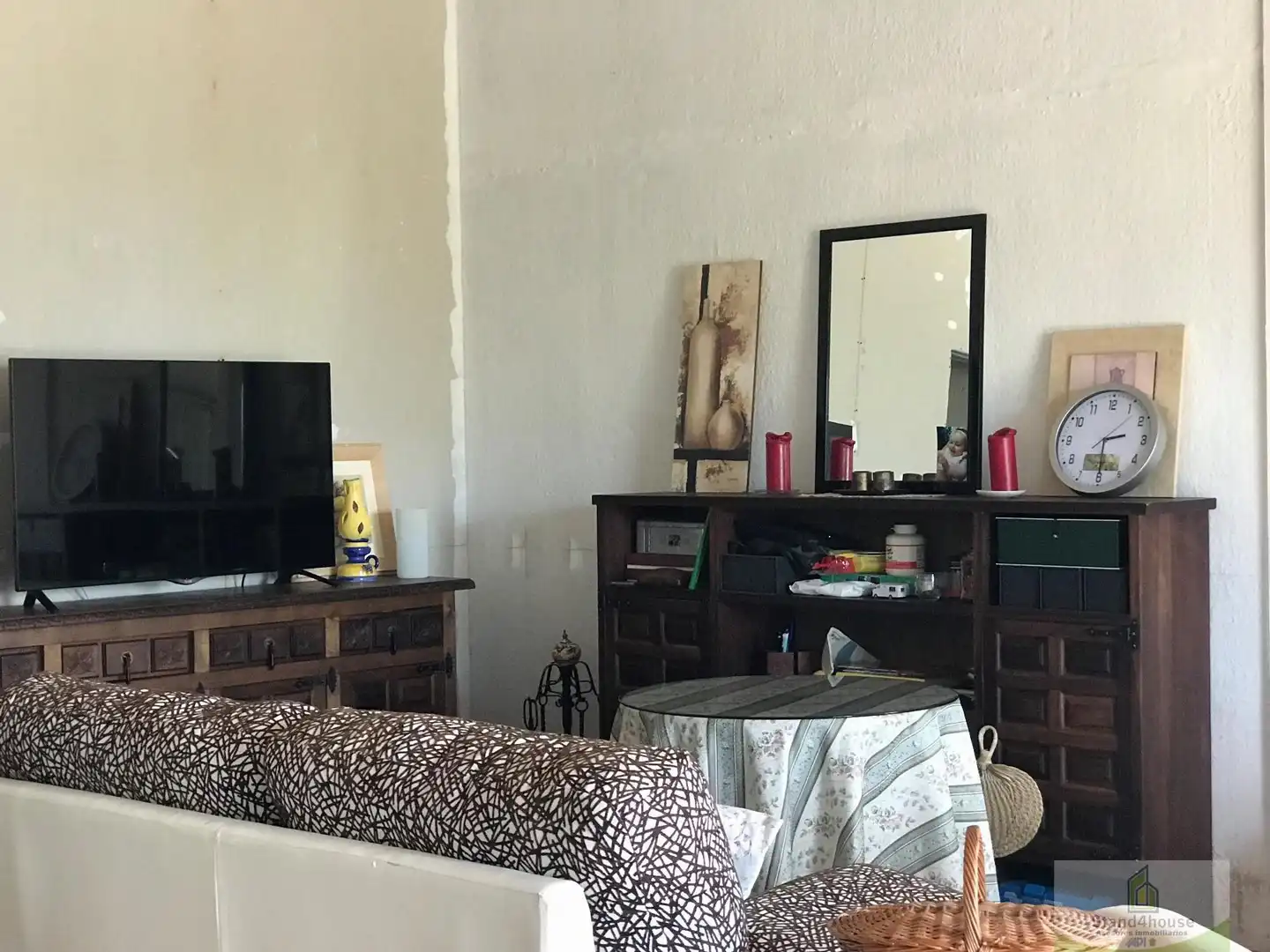 Sala d'estar de Finca rústica en venda en Rociana del Condado amb Terrassa i Traster