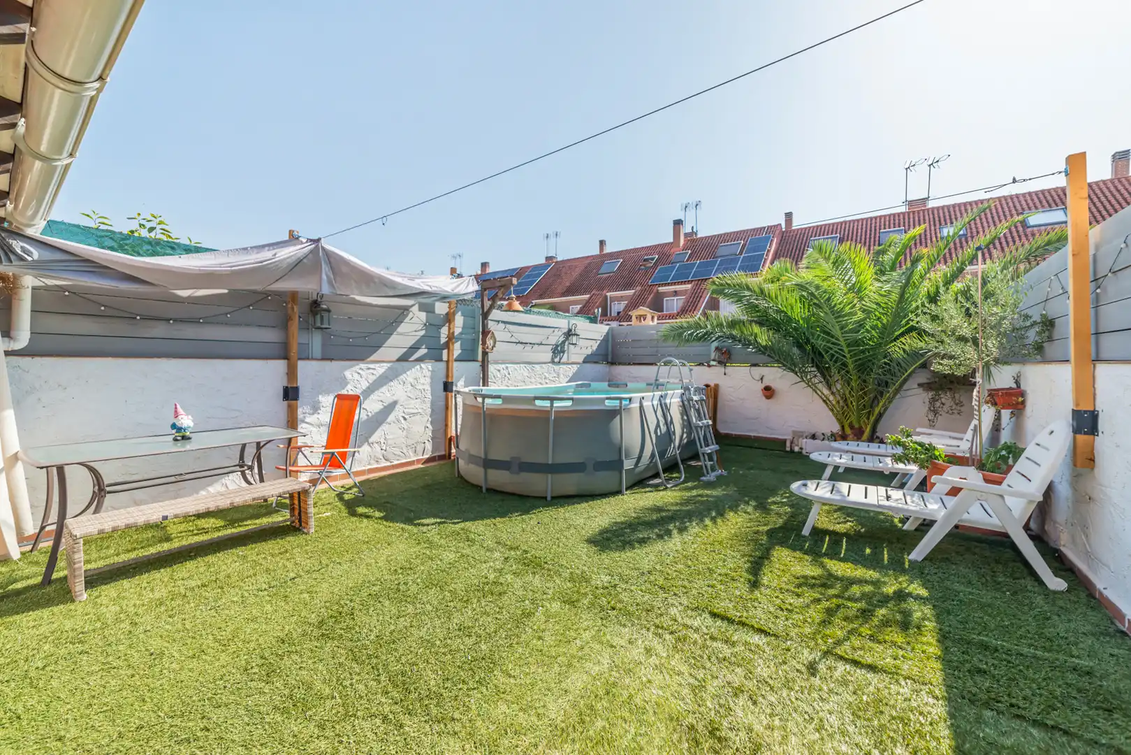 Jardí de Casa adosada en venda en Parla amb Aire condicionat, Calefacció i Jardí privat