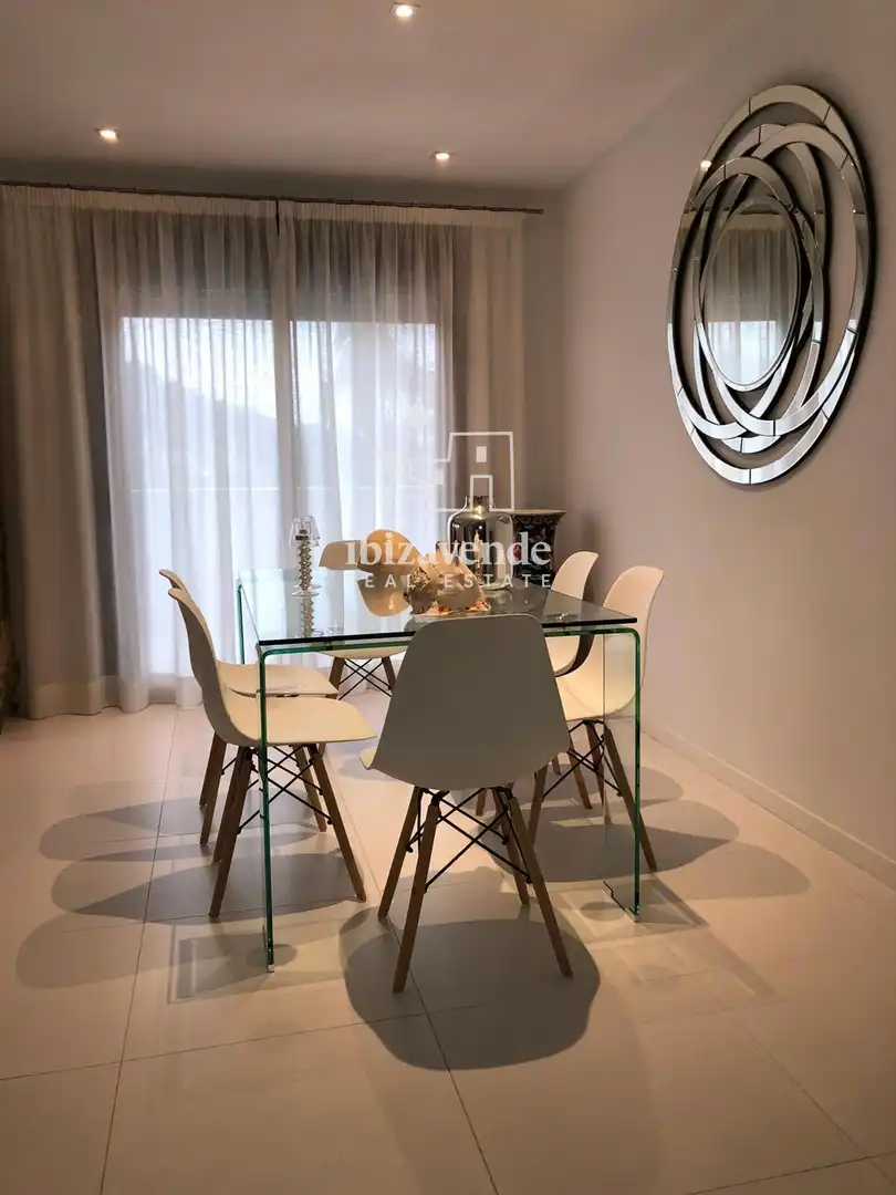 Comedor de Dúplex de alquiler en Santa Eulària des Riu con Aire acondicionado, Calefacción y Terraza