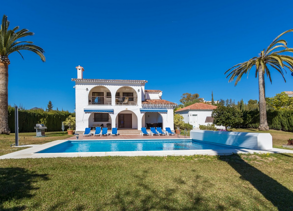 Jardín de Casa o chalet en venta en Estepona con Aire acondicionado, Jardín privado y Terraza