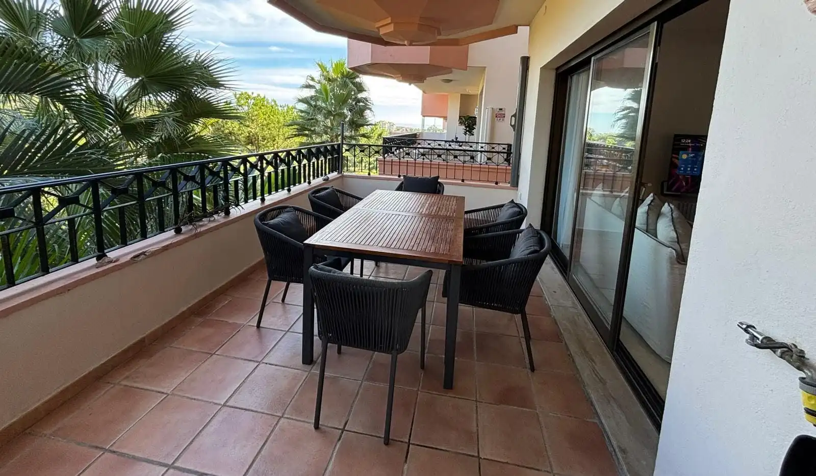 Terrassa de Apartament de lloguer en Marbella amb Calefacció, Jardí privat i Terrassa