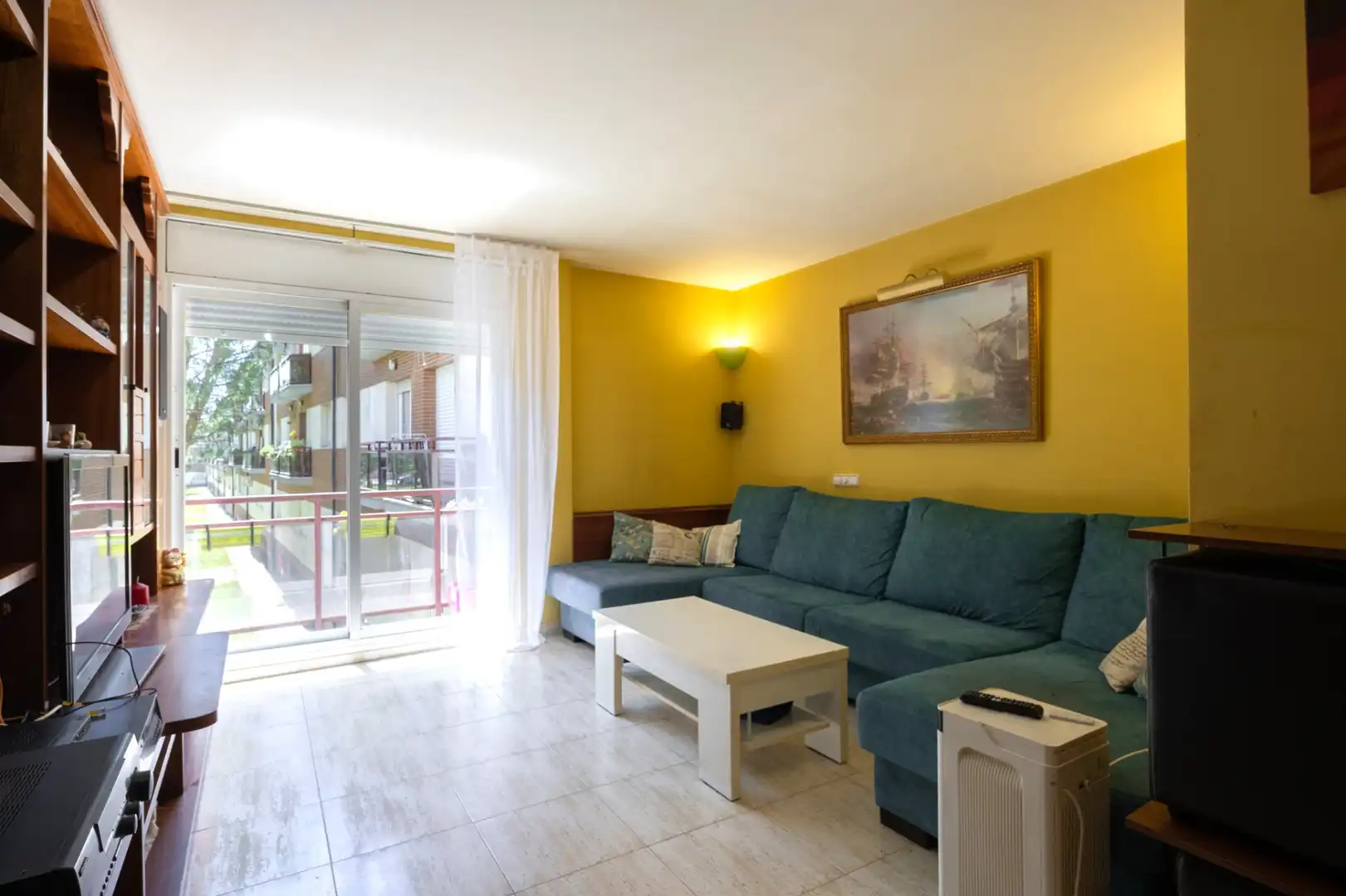 Sala de estar de Piso en venta en Villanueva de la Cañada con Calefacción, Terraza y Trastero