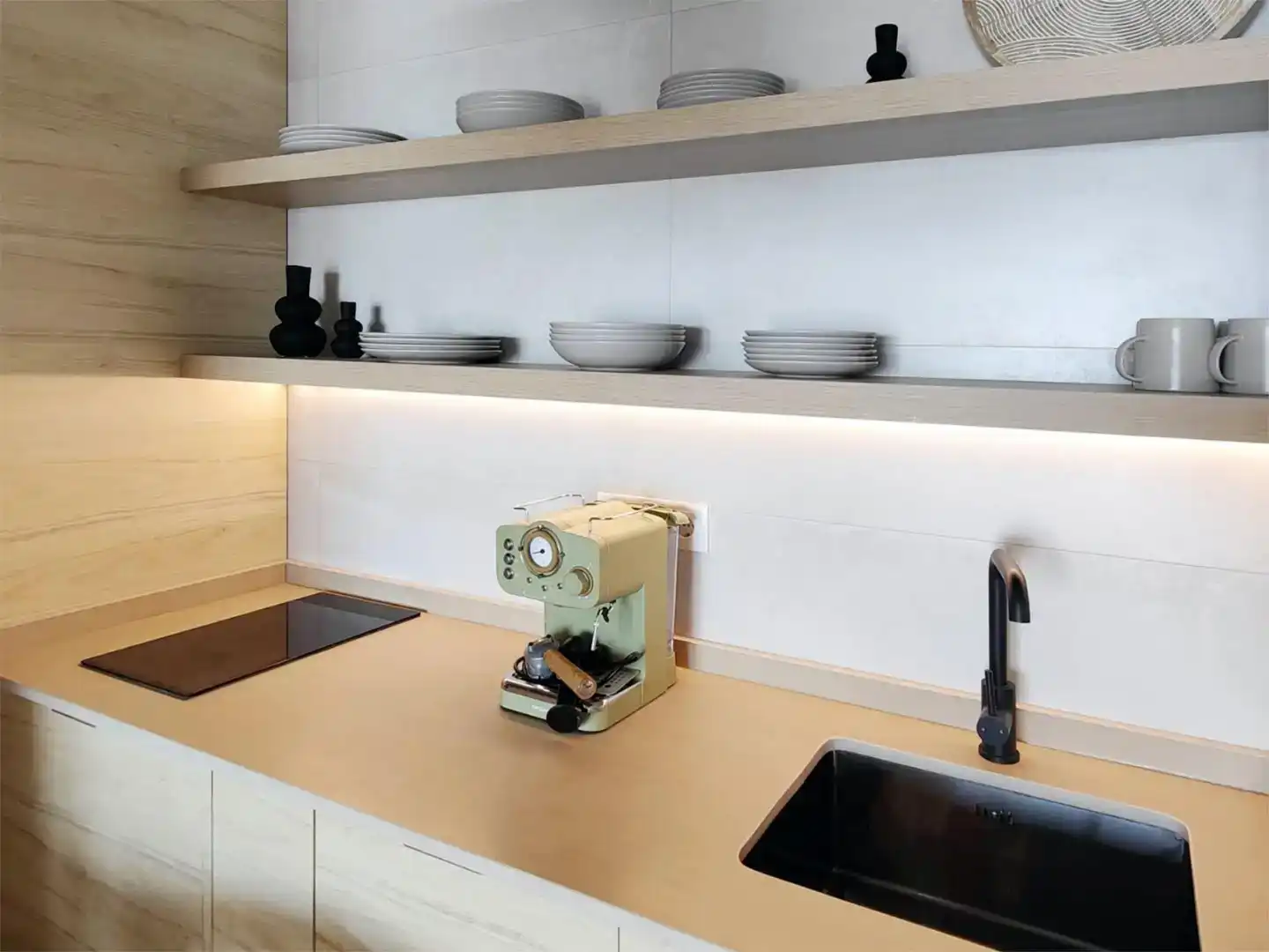 Cocina de Piso de alquiler en Almuñécar con Piscina y Balcón