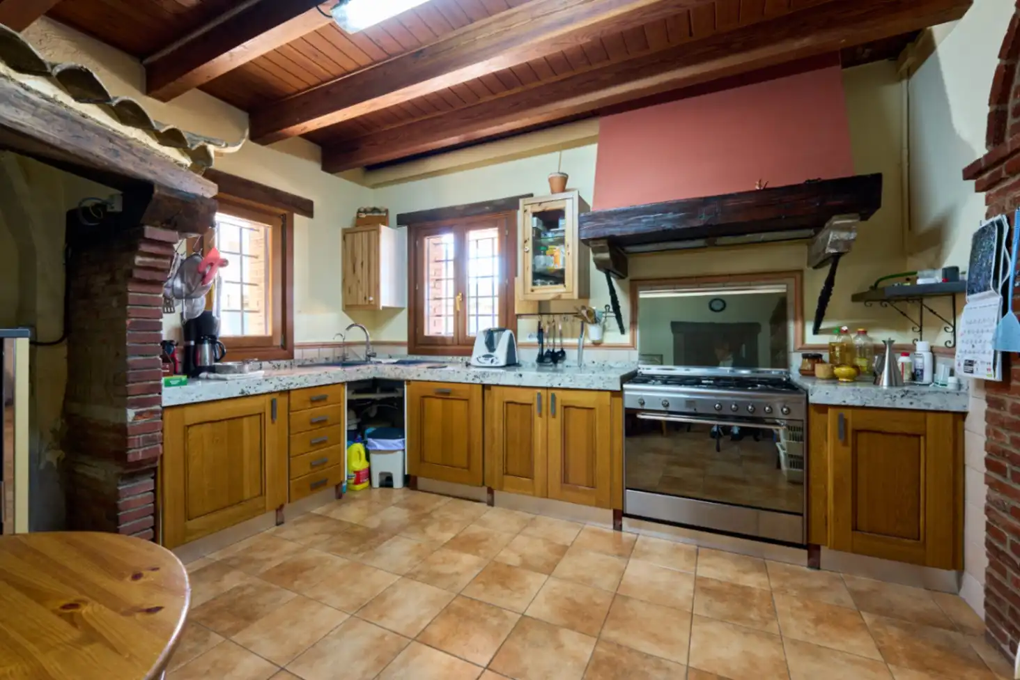 Cocina de Finca rústica en venta en L'Ametlla del Vallès con Calefacción, Terraza y Trastero