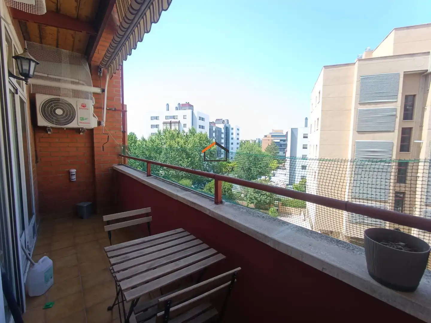 Terraza de Piso de alquiler en Madrid con Aire acondicionado, Calefacción y Terraza