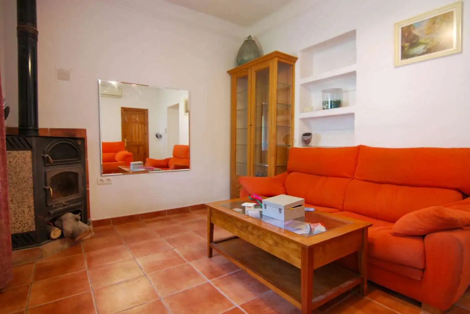 Living room of Country homes for sale in Vélez de Benaudalla  with Terrace, Storage room and Swimming Pool