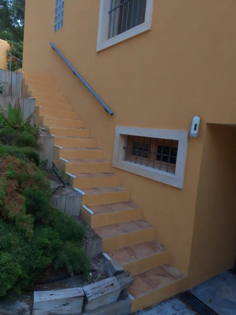 Vista exterior de Casa o xalet en venda en Tibi amb Aire condicionat, Jardí privat i Parquet