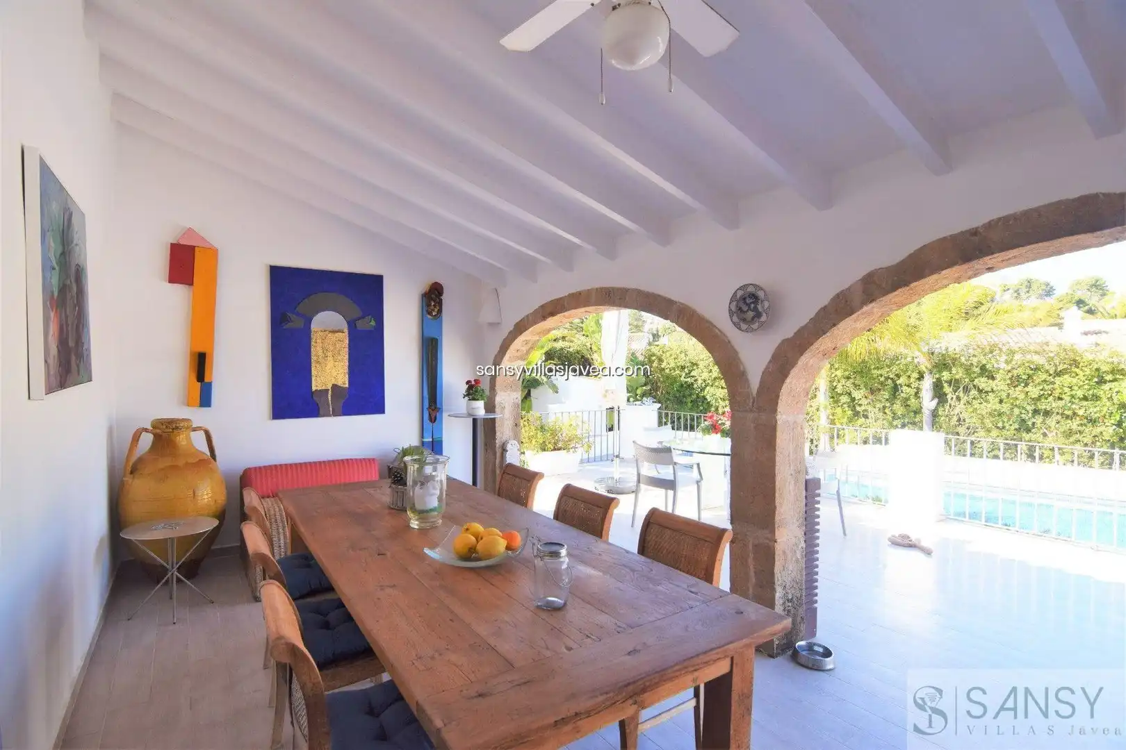 Terrassa de Casa o xalet en venda en Jávea / Xàbia amb Aire condicionat i Traster