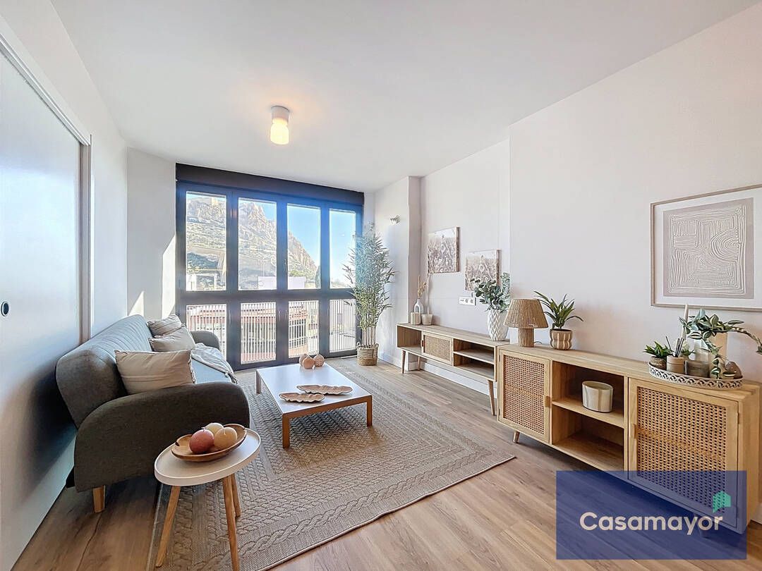 Sala d'estar de Pis en venda en Alicante / Alacant amb Aire condicionat i Calefacció