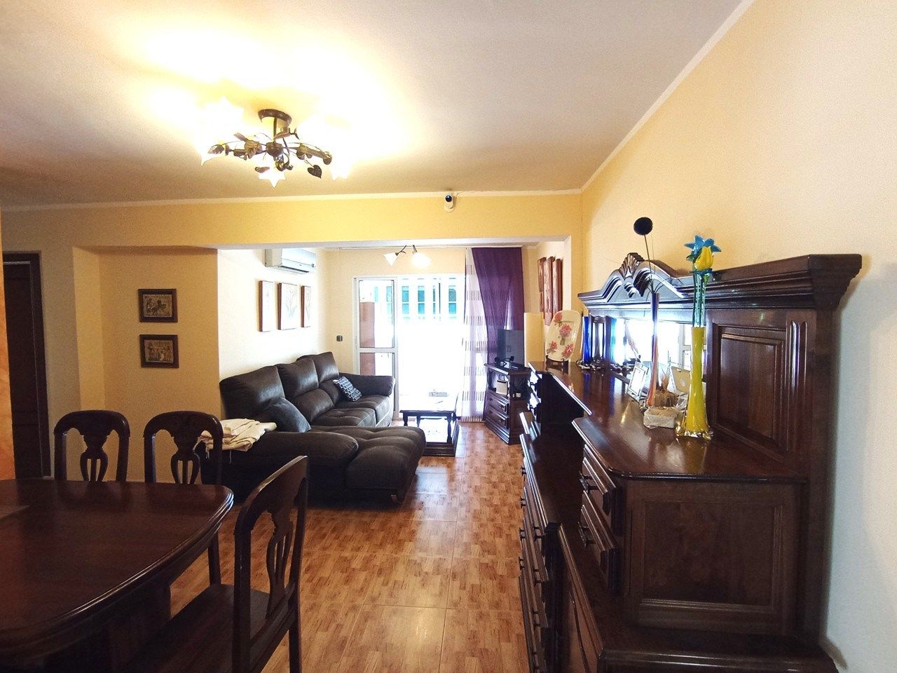Living room of Flat to rent in Málaga Capital  with Air Conditioner and Balcony