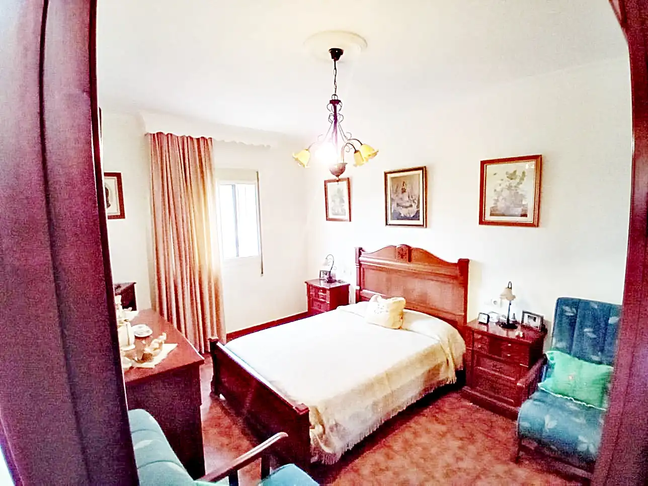 Schlafzimmer von Country house zum Verkauf in Álora mit Privatgarten, Terrasse und Abstellraum