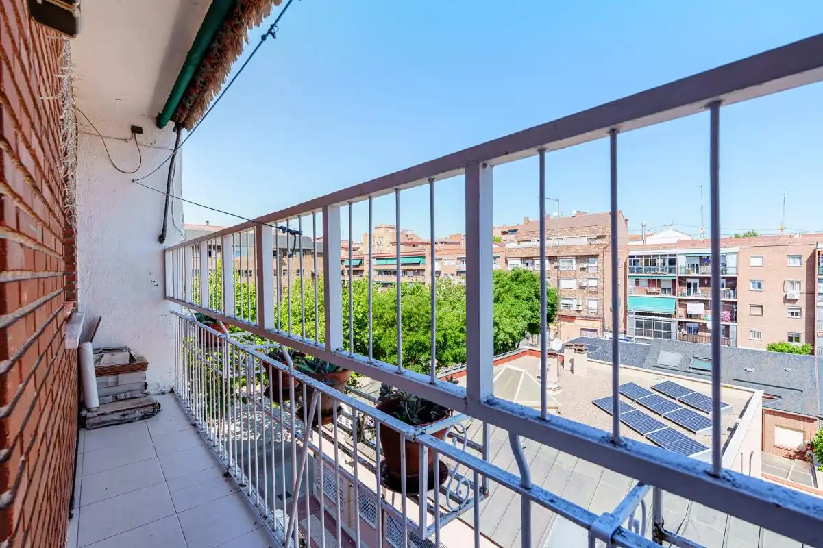 Balcony of Flat for sale in Madrid  with Heating, Terrace and Balcony