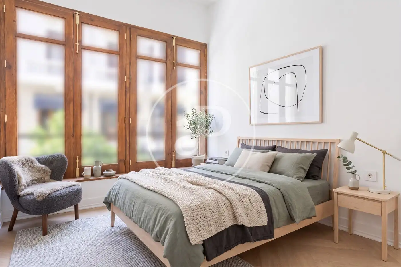 Bedroom of Flat for sale in Valencia  with Air Conditioner and Heating