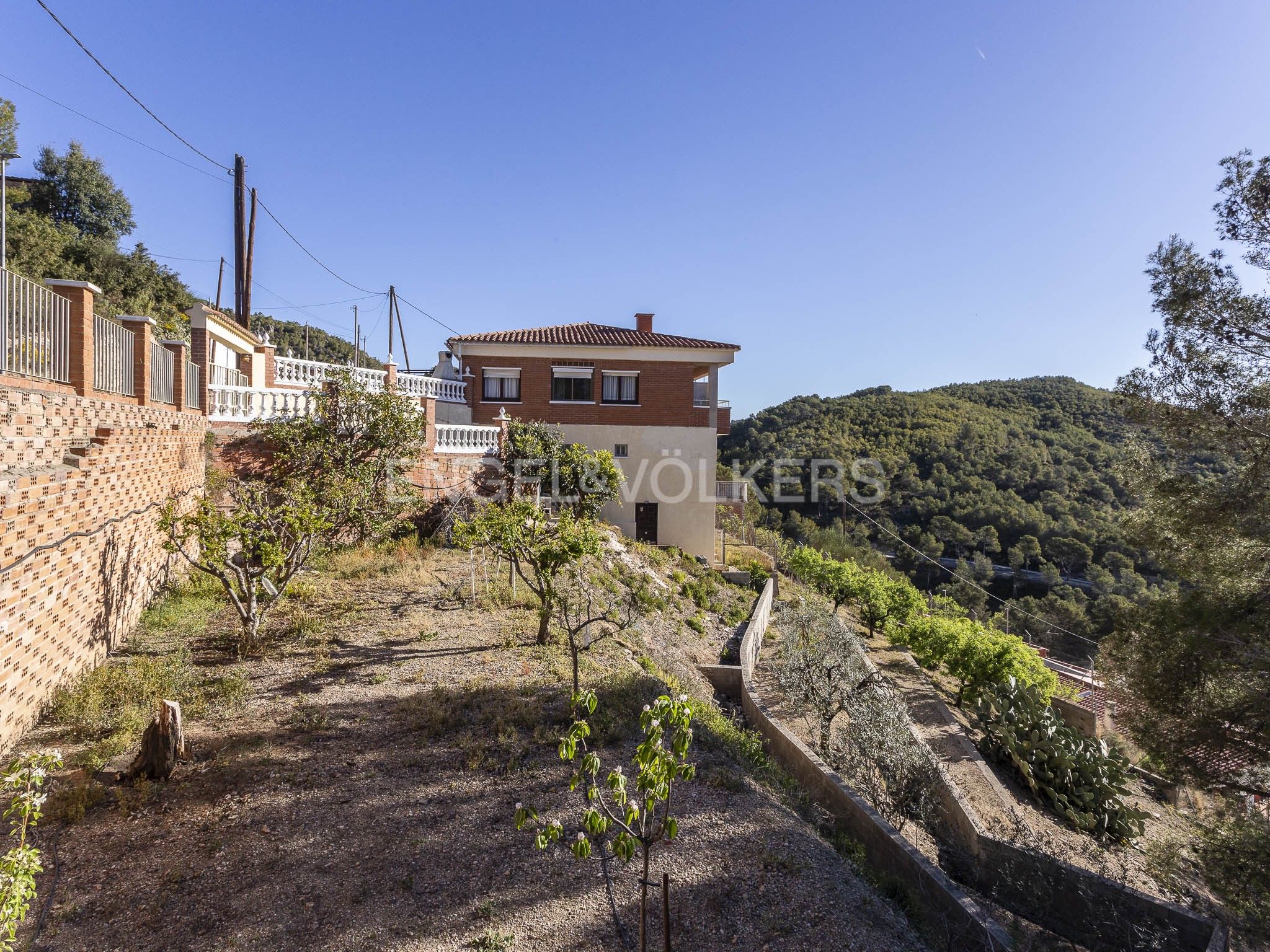 Exterior view of House or chalet for sale in Font-rubí  with Heating, Private garden and Terrace