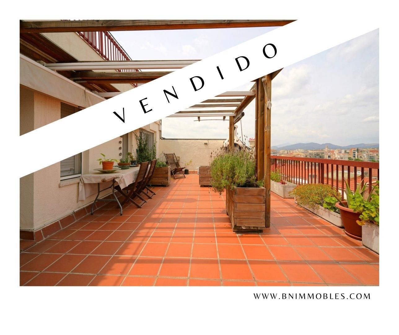 Terrace of Attic for sale in Terrassa  with Air Conditioner, Heating and Terrace
