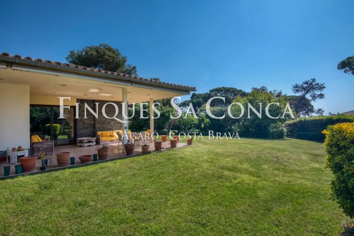 Jardín de Casa o chalet en venta en Castell d'Aro, Platja d'Aro i s'Agaró con Aire acondicionado, Calefacción y Piscina