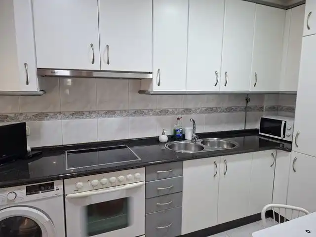 Kitchen of Flat for rent in Santiago de Compostela   with Heating and Furnished