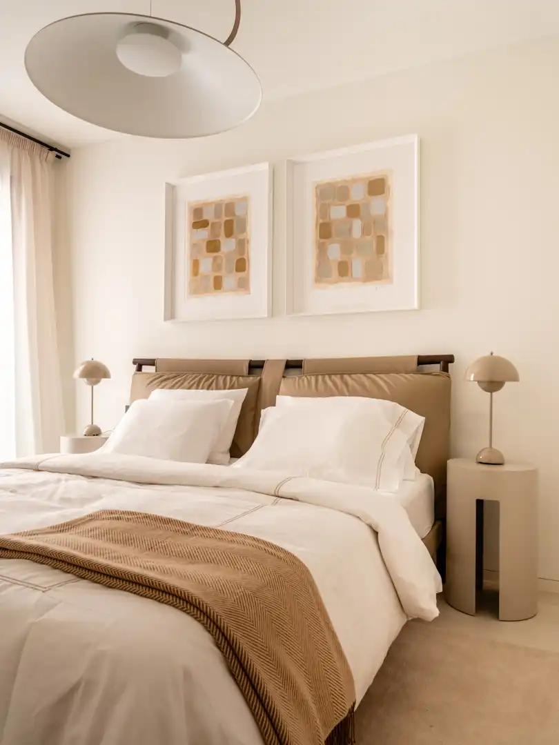 Schlafzimmer von Wohnungen zum Verkauf in  Palma de Mallorca mit Klimaanlage, Heizung und Terrasse
