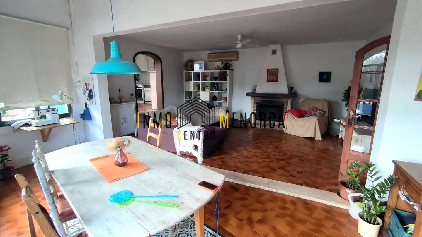 Sala d'estar de Finca rústica en venda en Ciutadella de Menorca amb Jardí privat, Terrassa i Piscina